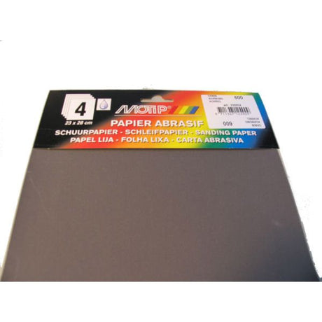 Papier ścierny Hpx o ziarnistości 600 (4 sztuki)