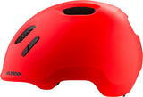 Alpina ximo 2 le neon red matt - kask dziecięcy