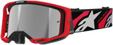 Alpinestars Vision 8 Luar (lustrzane srebro) - gogle MTB