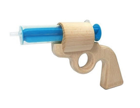 Neue freunde aqua joe - pistolet na wodę wykonany z drewna bukowego