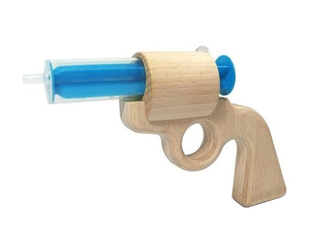 Neue freunde aqua joe - pistolet na wodę wykonany z drewna bukowego