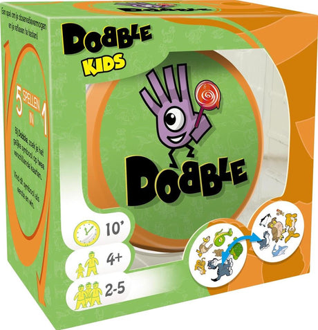 Gra karciana Asmodee zygomatic dobble kids - szybka gra ze zwierzętami dla dzieci