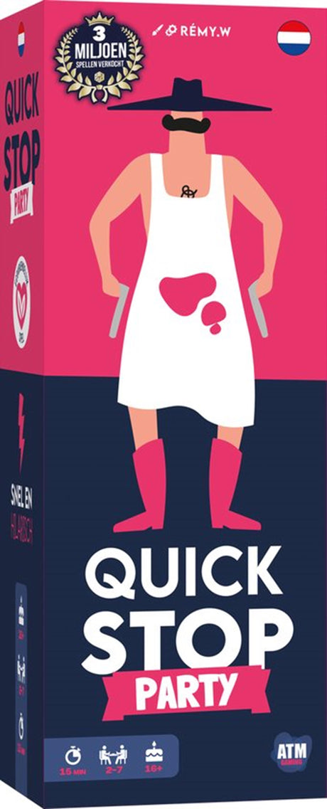 Gra ATM Quickstop Party - holenderska gra karciana - gra towarzyska