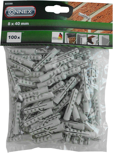 Zatyczki Connex poliamidowe 8mm worek 100szt - b33388