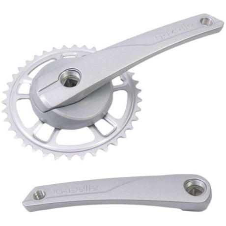 Gazelle Crankset 38T. Aluminiowe stalowe srebro 371315200