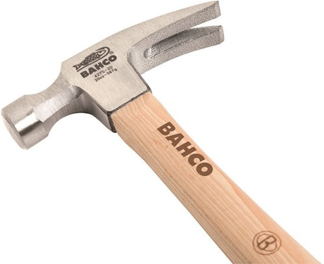 Młotek Bahco | Rękojeść z drewna hikorowego | prosty pazur | 32mm | 570g | 20 uncji - 427s-20