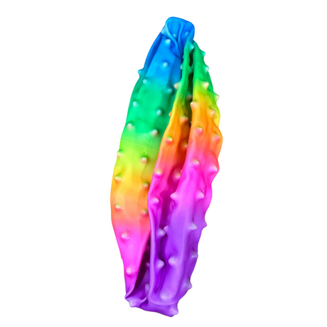 Piłka Summerplay kolczasta tęcza 20cm, plastikowa