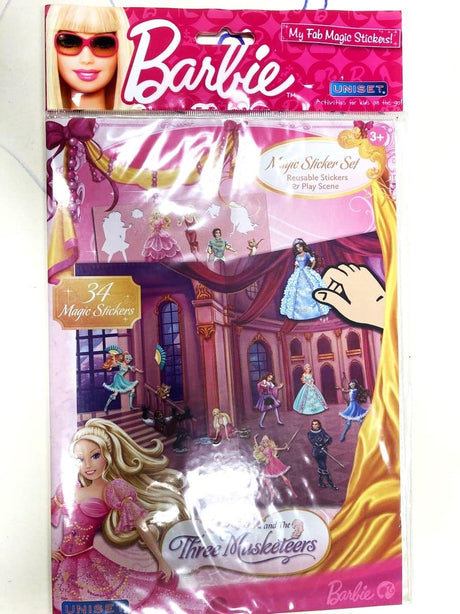 Naklejki na okno Van der Doelen Barbie z mapą panoramiczną 34 naklejki