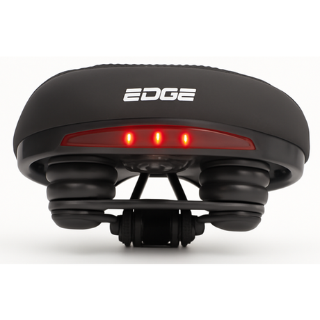 Edge Bcycle Saddle Veneto Inc. Wspornik z tyłu i tylne światło - czarny