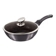 Patelnia Berlingerhaus z pokrywką 24cm metaliczna linia carbon pro edycja indukcyjna