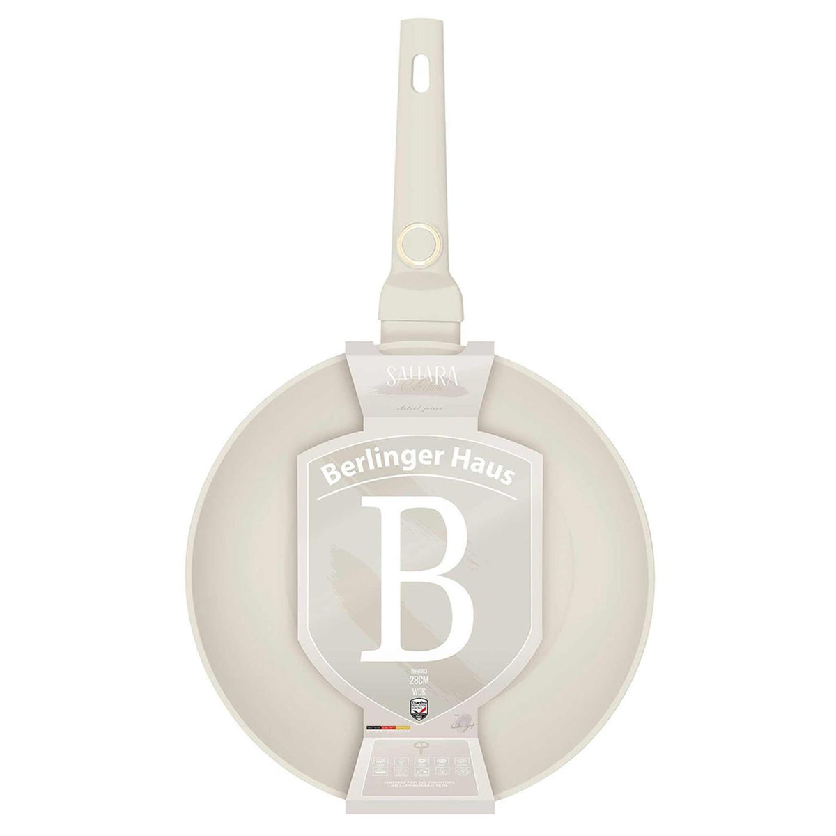 Wok Berlingerhaus 28 cm z kolekcji Sahara