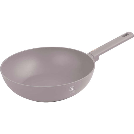 Kolekcja woków Berlingerhaus o średnicy 28 cm w kolorze taupe