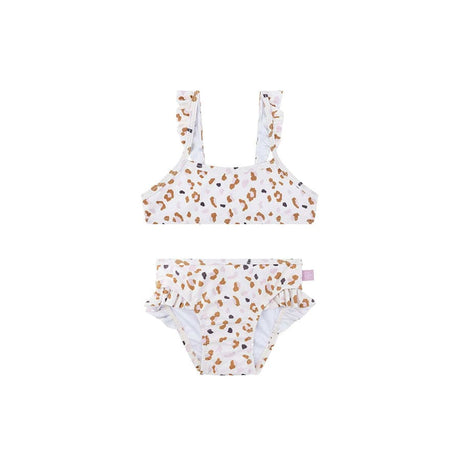 Lampart | Dziewczęce bikini UV w kolorze khaki