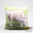 Farmwood animals buitenkussen schapen 45x45cm