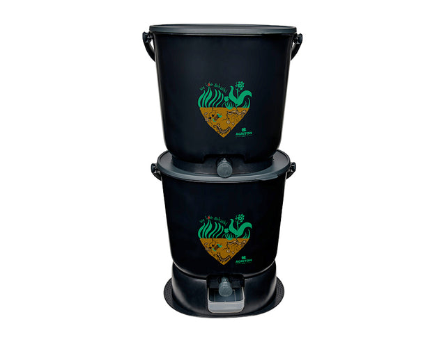 Emiton Bokashi Kitchen Bady - Essential Black - kompletny zestaw