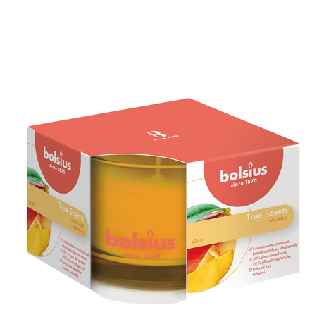 Bolsius szkło zapachowe True Scents Mango 63 90mm