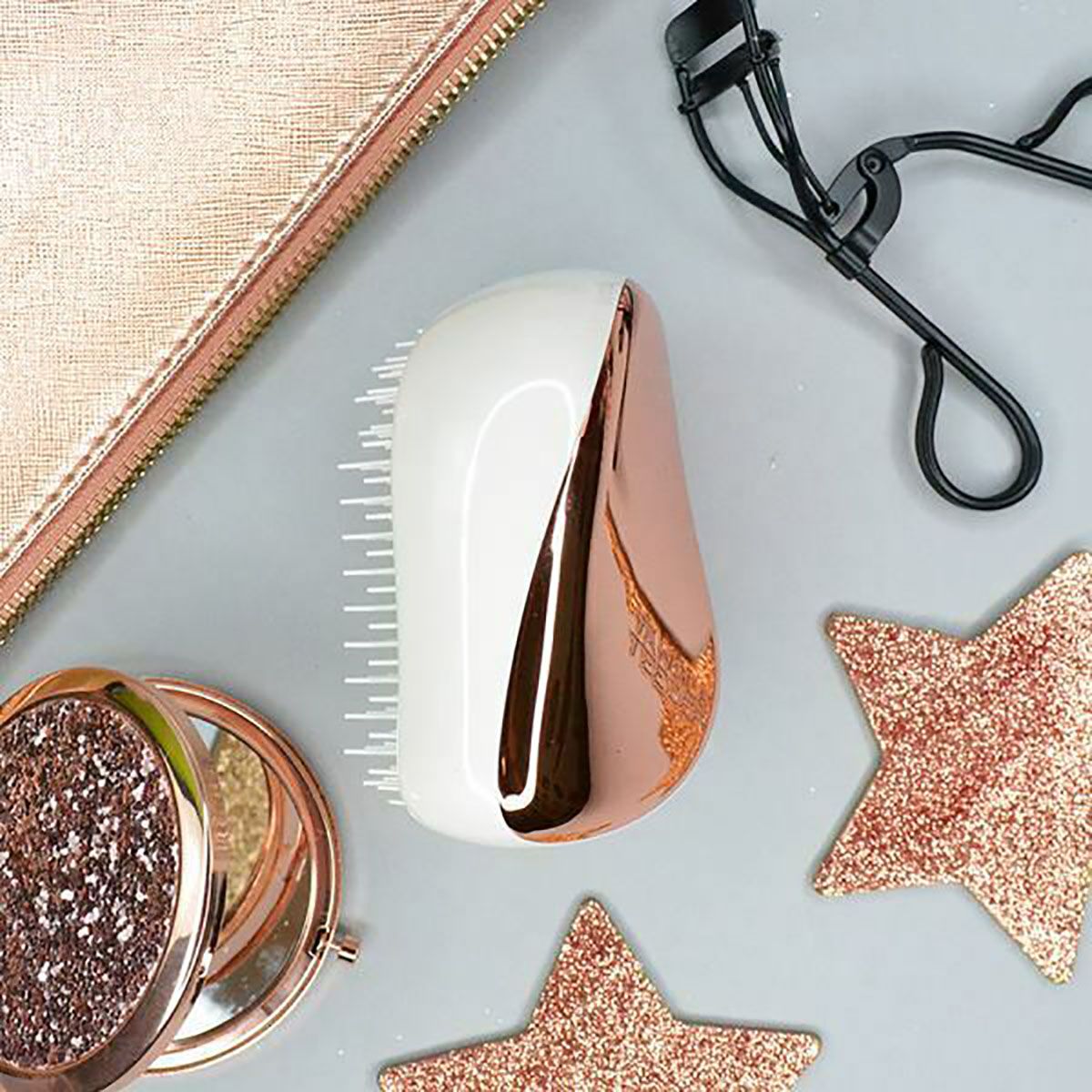Tangle Teezer Compact Styler w kolorze różowego złota