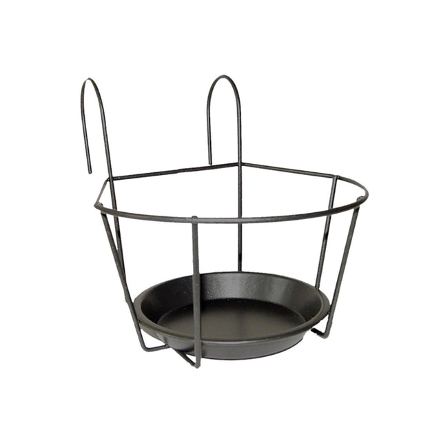 Esschert design balkonpothanger grijs s 17,3x24x17,6cm