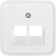 Busch jaeger bush jaeger plaat tbv. datacontactdoos wit busch j 4692192