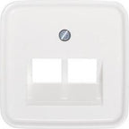 Busch jaeger bush jaeger plaat tbv. datacontactdoos wit busch j 4692192