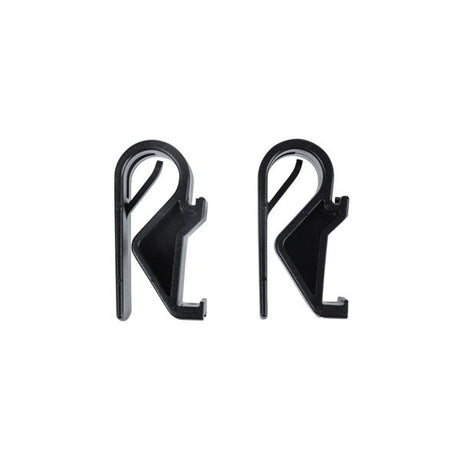 Basil Hook-On Sports-Black Hooks dla węższych przewoźników bagażowych (10-12 mm)