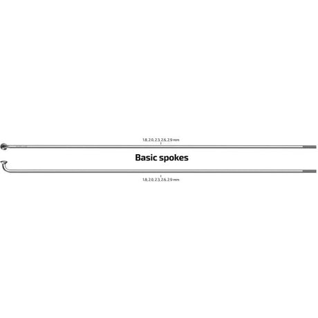 Szprychy Sapim 290-13 lider ø2.33mm fg 2.6 - stal nierdzewna (100 sztuk)