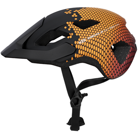Kask rowerowy Ked obejmują jr s-m (52-58cm) - czarny mat bordowy