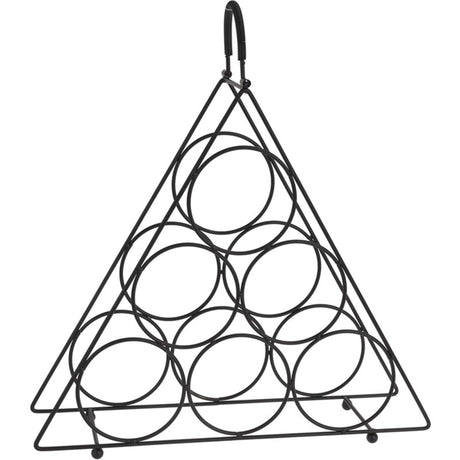 Metalowy stojak na wino do stylizacji domu na 6 butelek 41x11x37,5cm