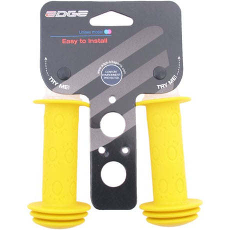 Uchwyty rowerowe dla dzieci Edge Kiddy - 96 mm, Geel