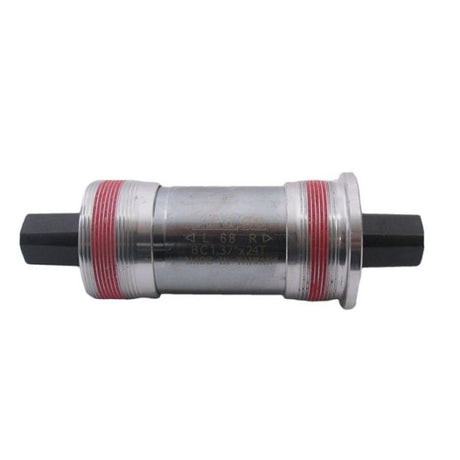 Suport Edge Square 132mm bsa 68mm z aluminiowymi miseczkami - srebrny