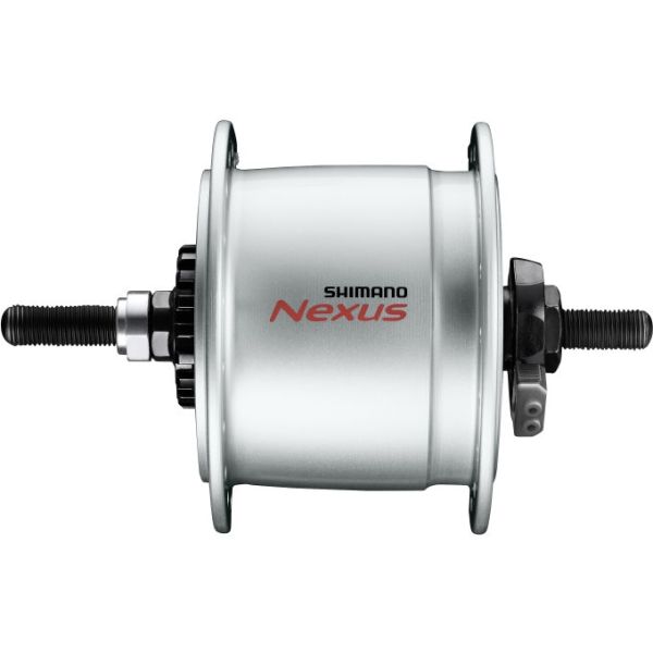 Shimano - dynamo w piaście - dh-c6000-3r - 3 wat - 36 otworów - hamulce rolkowe - srebrny