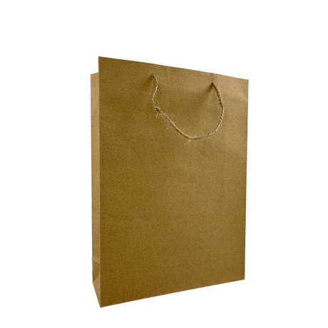 Torba prezentowa średni kraft 25x34,5x8,5cm