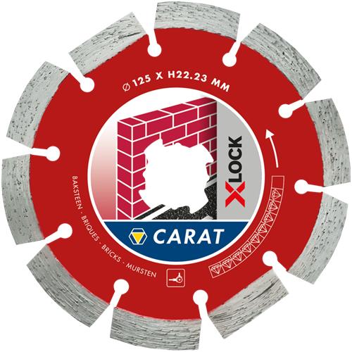 Tarcza diamentowa karatowa 125x22,23 cegła x-lock