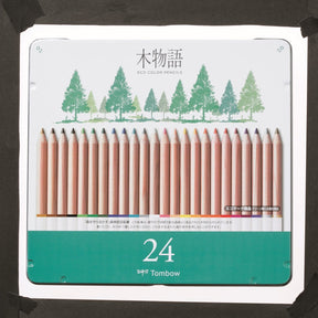 Tombow • Ekologiczne kredki ki-monogatari, zestaw 24 szt