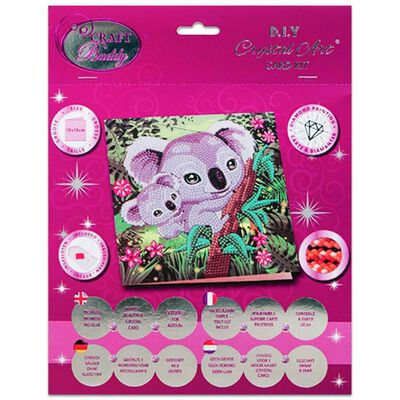 Diamentowy obraz Brandunit - kartka matka koala z młodym