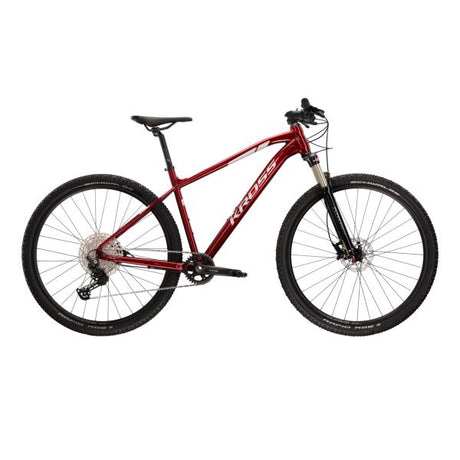 Rower górski Kross poziom 6.0 mtb - 29 cali - rama m (17 cali) - rubinowo-srebrny połysk