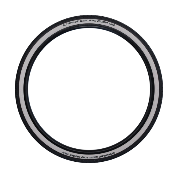 Schwalbe benelux b.v. Schwalbe Clincher Road Cruiser Plus Act 37-622 czarno-biały