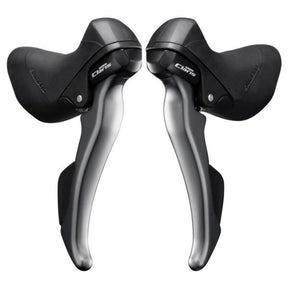 Zestaw regulatorów Shimano z dźwigniami hamulcowymi 2 x 8 rzędów claris st-r2000 - szary czarny