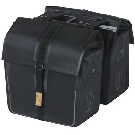 Torba Basil Urban Dry Mik 2.0 podwójnie matowa czarna | 50l