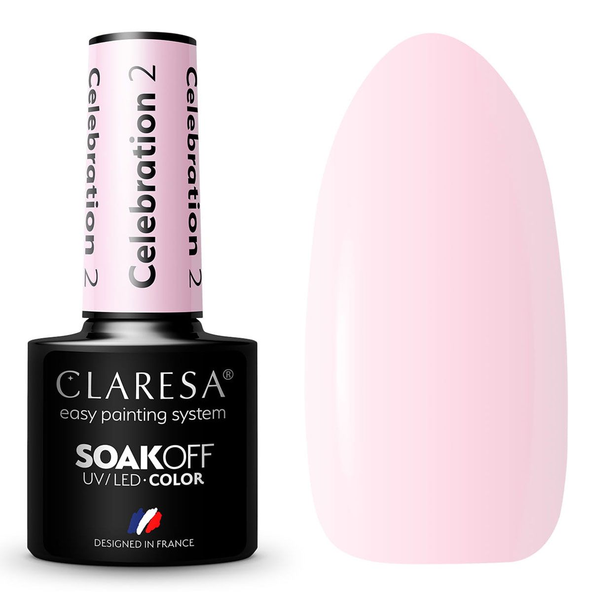 Claresa lakier hybrydowy uv led 5ml uroczystość 2