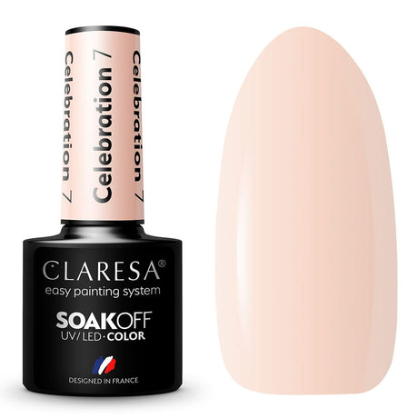 Claresa Lakier Żelowy UV LED 5ml Celebracja 7