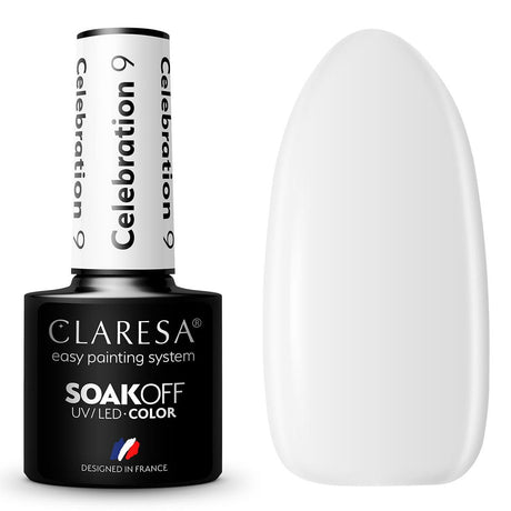 Claresa lakier hybrydowy uv led 5ml uroczystość 9