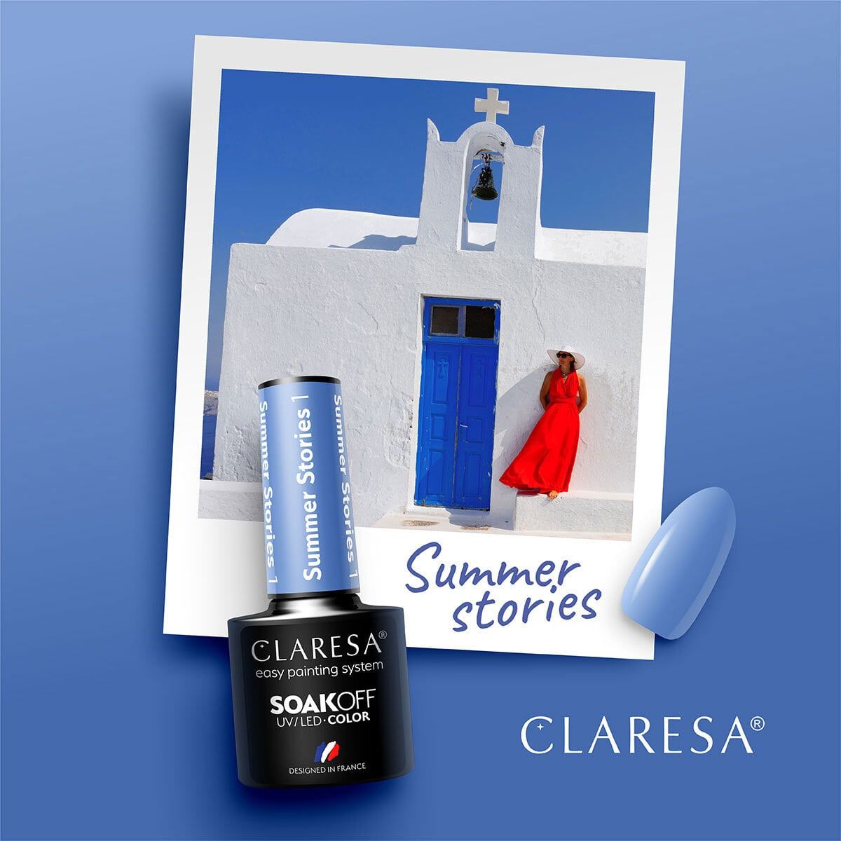 Claresa Lakier żelowy UV LED 5ml Letnie historie 1