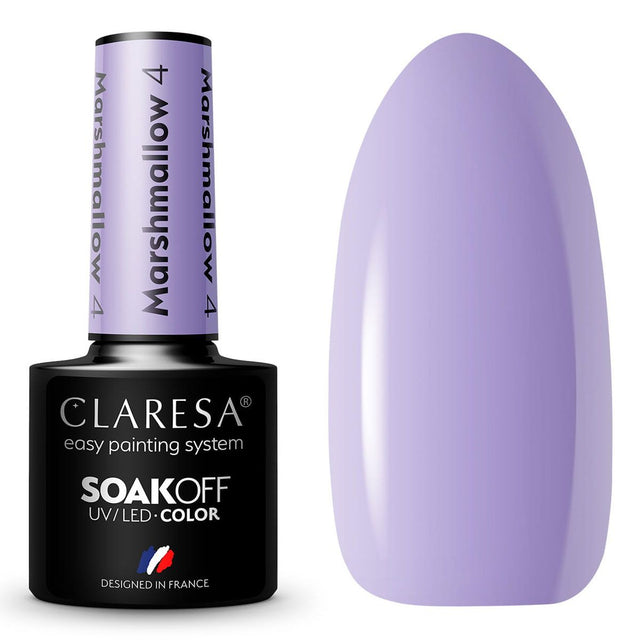 Claresa Lakier żelowy UV LED 5ml Marsh Mallow 4