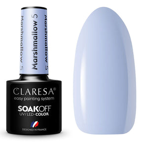 Claresa Lakier żelowy UV LED 5ml Marshmallow 5