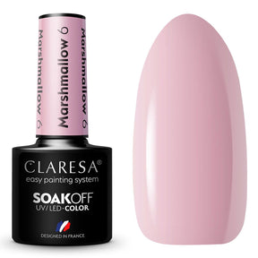 Claresa Lakier żelowy UV LED 5ml Marsh Mallow 6