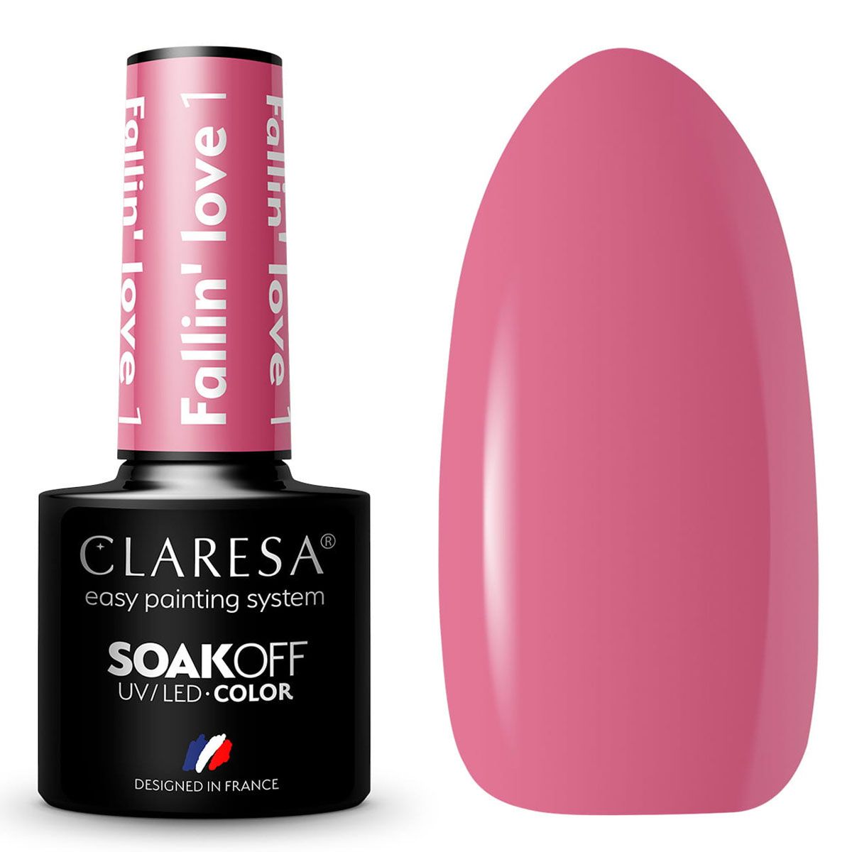 Claresa Lakier żelowy UV LED 5ml Fallin' Love 1