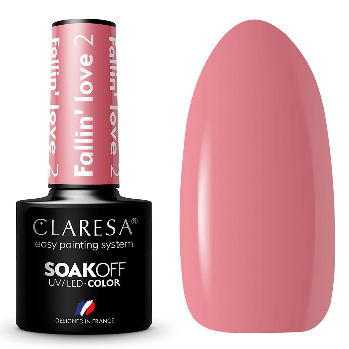 Claresa Lakier żelowy UV LED 5ml Fallin' Love 2