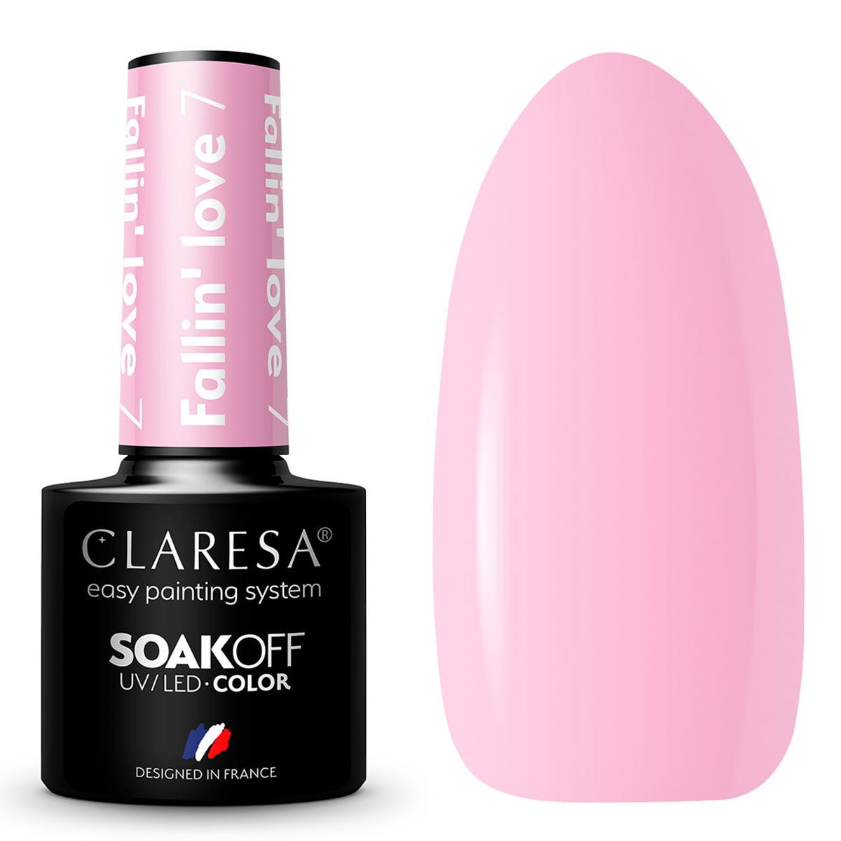 Claresa Lakier Żelowy UV LED 5ml Fallin' Love 7