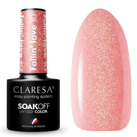 Claresa Lakier Żelowy UV LED 5ml Fallin' Love 10